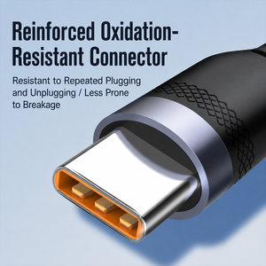 כבל טעינה ונתונים 3 ב-1 מסוג USB A ל-3 Type C, כבל נתונים קלוע, טעינה חכמה QC מקסימום 40W לטאבלט ולטלפון נייד - Product Image 6