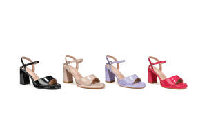 <span class=keywords><strong>Sandali</strong></span> Classici con <span class=keywords><strong>Tacco</strong></span> <span class=keywords><strong>Alto</strong></span> dal Design Versatile, Comodi con Chiusura Slip-On, Morbidi e Disponibili in Vari Colori per Feste - Product Image 6