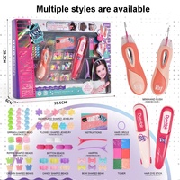 Kit de Création de Bracelets Perles et Artisanat pour Filles – Dispositif DIY pour Tresser les Cheveux et Faire des Bracelets Perlés