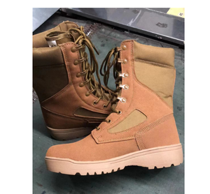 Botas de Combate HPB0302 Coyote Marrón Oscuro Personalizadas de Verano Ligeras de Gamuza para Desierto con Mangas Oxford - Product Image 5