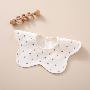 Bavaglino Impermeabile per Neonati con Design a Petali, 2 Strati, <span class=keywords><strong>Tasca</strong></span> Anti-Sputo, Rotazione a 360 Gradi, 100% Cotone, Motivo Cartone Animato, Unisex - Product Image 2