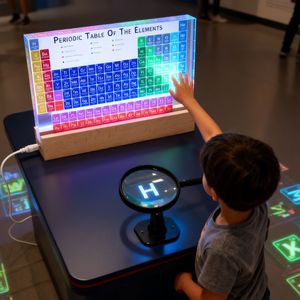 Tableau périodique des éléments en acrylique, aide pédagogique en chimie pour l'enseignement scolaire et la décoration de la maison, cadeau - Product Image 2