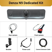 Caméra de tableau de bord avec rétroviseur de streaming pour Denza N9 H10 Pro, 2K, 9,2 pouces, double objectif avant et arrière, WiFi, certifiée CE FCC, OEM d'usine