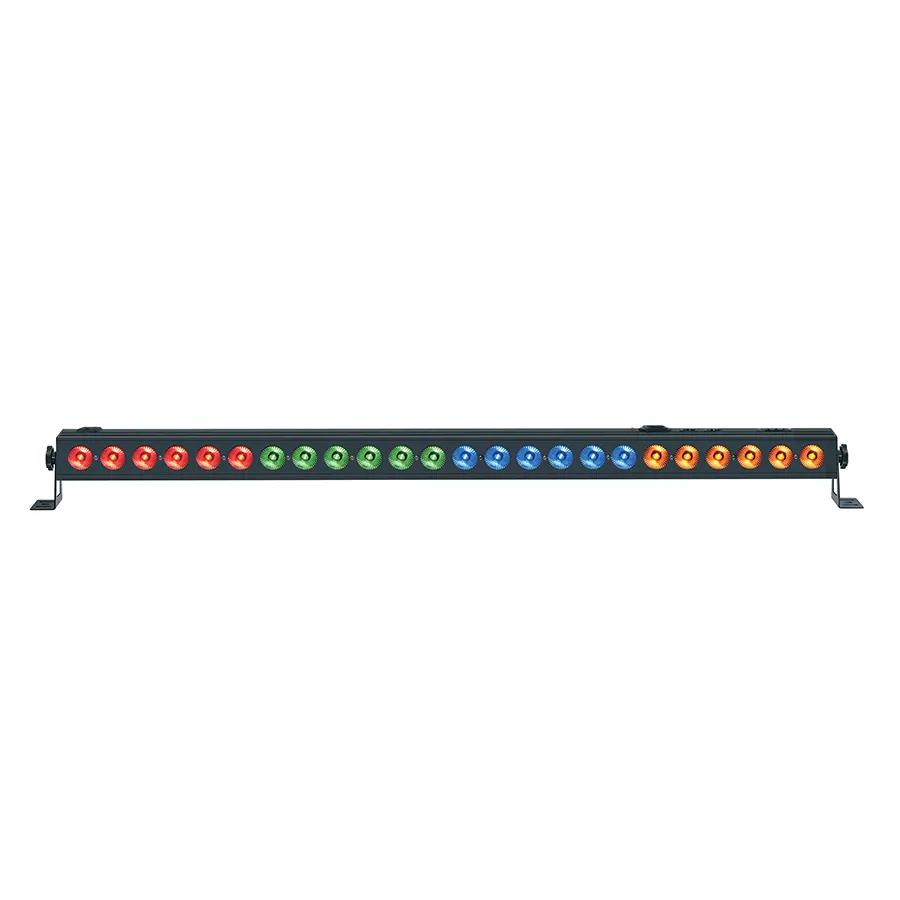Stage Lighting Rainbow Effect Lamp Bar Mixing Exterior Zoom Cabinet Commercial Liner DJ 24Pcs 4W 4In1 Led Wall Wash Light