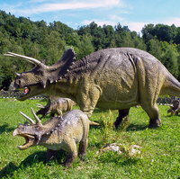 Rekabetçi fiyat canlı dinozor modeli robotik büyük boy Animatronics Dinos