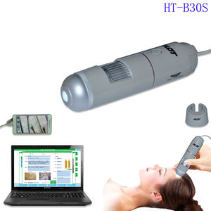 HotScalp Dual Light Ai Détecteur de peau intelligent Analyseur automatique de cuir chevelu Portable sans fil Wifi <span class=keywords><strong>Microscope</strong></span> de cuir chevelu de follicule pileux - Product Image 6