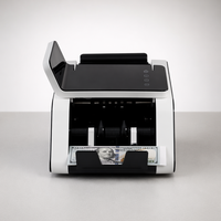 Machine de comptage de billets automatique haute vitesse à LED de qualité bancaire avec fonction de regroupement et détection UV