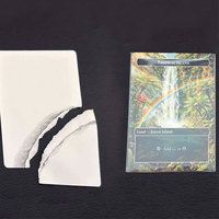 Papier cartonné noir de haute qualité 300 g/m² pour cartes proxy personnalisées, cartes à collectionner TCG, impression recto-verso
