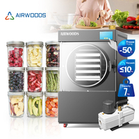 Airwoods Commerciële Huishoudelijke Automatische Lyofilisator 5 Trays 7kg Intelligente Vacuümvriesdroger Apparaat voor Fruit