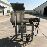 Mélangeur horizontal compact de qualité alimentaire en acier inoxydable pour poudres, type ruban