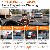 Mini Sistema de Cámara MDVR para Vehículos de 4 Canales, 1080P AHD, Compatible con 4G/GPS/Wi-Fi, para Autobuses, con BSD, ADAS y DMS