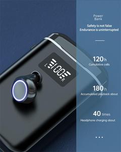 M7 TWS Mini in-ear Tai nghe không dây Bass Stereo earbud với LED chỉ báo pin IPX7 không thấm nước và ngân hàng điện tích hợp - Product Image 5