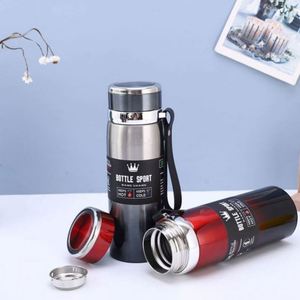 Bouteille d'eau isotherme portable en acier inoxydable 304 de 800 ml pour étudiants, sportifs et fitness, avec ouverture directe - Product Image 3