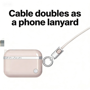 Banco de Energía Portátil de 10000mAh con Cable USB C Desmontable, Correa para Teléfono y Pantalla LED para Carga de Emergencia en Viajes - Product Image 4