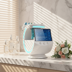 Máquina de Belleza Facial 7 en 1 Smart <span class=keywords><strong>Ice</strong></span> Blue Hydra Oxygen Bubble, Máquina de Oxígeno para la Cara con Analizador de Piel con IA - Product Image 1