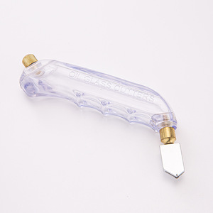 Poignée de pistolet pour <span class=keywords><strong>coupe</strong></span>-<span class=keywords><strong>verre</strong></span> (3mm-15mm), outil de <span class=keywords><strong>coupe</strong></span> de <span class=keywords><strong>verre</strong></span> en carbure de tungstène à poignée ergonomique avec réservoir d'huile - Product Image 2