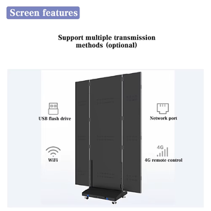 Écran LED portable pliable en trois parties, couleur pleine, pour affichage numérique publicitaire en intérieur, P2.5 - Product Image 6