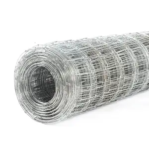 Leadwalking Wire Mesh Clôture Personnalisé PVC Plastique Bétail Clôture Fabricants Chine 55*200mm Maille Taille Prairie Mesh Clôture