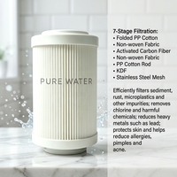 Filtre de douche en acier inoxydable 304, élimine le chlore et les métaux lourds, protège la peau et les cheveux, réduit les allergies et l'acné, utilisation domestique facile