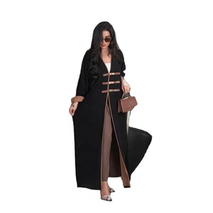 2026 Kimono Abaya Dubaï Turquie Islam Musulman Arabie Saoudite Robe Mode Robes Africaines Caftan <span class=keywords><strong>Djellaba</strong></span> Abaya Musulmane <span class=keywords><strong>Marocaine</strong></span> - Product Image 3