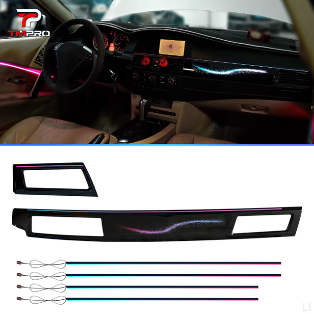 TMPRO Dynamic Flow 64 Colors Ambient Light for 5 Series E60 2004-2006 Galaxy Style LED for APP Control Interior Lighting