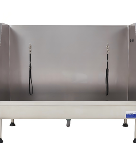 GROOM.U.ME YM-971 Bañera para Mascotas de Acero Inoxidable 304 para Exteriores y Camping, Diseño sin Umbral, Interior Espacioso, Fija - Product Image 4