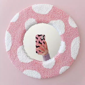 Wall Mounted <strong>Circle</strong> <strong>Mirrors</strong> Customized Pattern Beautiful Cute Handmade Frame <strong>Round</strong> Vanity <strong>Mirrors</strong> - Product Image 5