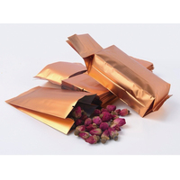 Sac d'orgue en feuille d'aluminium personnalisé avec sac de nourriture plaqué aluminium tridimensionnel pour la gelée de lait de thé de fleur de fruits séchés-DDP US