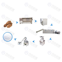 Machine de traitement de farine d'igname séchoir à bande multicouche konjac équipement de ligne de production de poudre de konjac