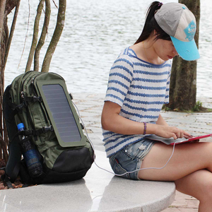 Hiking Solar <b>Backpack</b> 30-<b>40L</b> Waterproof Polyester High Efficiency 6.5W USB Charger CE/ROHS Certified for Digital GSP-611 S - Product Image 1