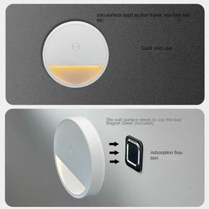 Luz de escalera Led redonda moderna, lámpara de pared escalonada, pasillo, dormitorio, luz de escalera empotrada con Sensor de movimiento - Product Image 6