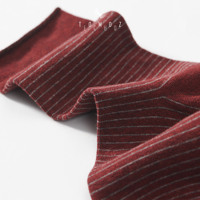 Chaussettes habillées personnalisées pour femmes, en coton antibactérien, rayées, décontractées, confortables, respirantes, pour usage quotidien en automne