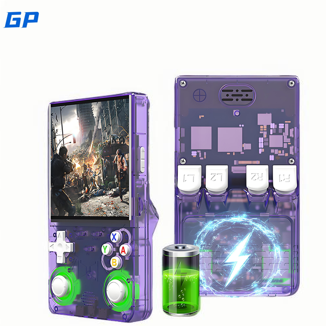 R36Ultra Portable Game Console RK3326 4-inch IPS Screen Video Game Console Handheld Player with WiFi Gift for Gamer  Retro