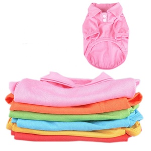 Maglietta Polo Classica in Morbido Cotone per Cani, Tinta Unita, Colori Vivaci, per Stagioni Estive/Primaverili, Taglie da XS a XXL - Product Image 4