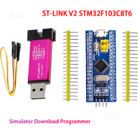 Simulador ST-LINK V2, Programador para Descarga en Placa de Desarrollo STM32F103C8T6