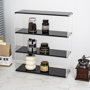 Rak Cangkir Akrilik Stainless Steel untuk Meja, Organizer Mug Kopi, Stand Pajangan Minimalis, Unit Rak Bertingkat, Restoran - Product Image 2