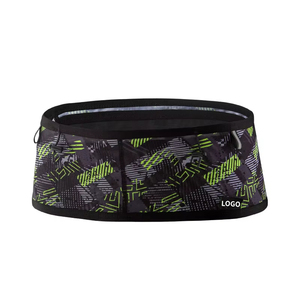 Ceinture de course à pied pour sports de plein air avec fonctions antivol, tissu en maille polyester léger et discret, poche pour gourde et poche latérale - Product Image 2