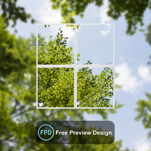 Auxosky thương mại Bảng điều chỉnh ánh sáng 3D hiện đại Slim Sky Bảng điều chỉnh Led thương mại Skylight LED trần ánh sáng bảng điều chỉnh 60x60 - Product Image 2