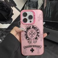 Coque de téléphone rétro élégante avec peinture UV pour iPhone 17 16 15 14 13 12 11 Pro Max Plus, coque arrière en PC anti-chute
