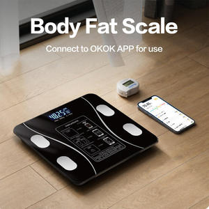 Hot <b>Sale</b> Digital Body Fat Scale Smart <b>Weight</b> Scale with Tempered Glass Home Use - Product Image 3