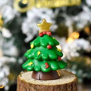 Creative Ancient Master Synthetic Resin Holiday Christmas <b>Small</b> Gifts Mini Cute Animals Tree Desktop <b>Ornaments</b> Santa 7116C Made - Product Image 4