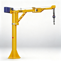 Grue à flèche articulée électrique 300 kg, nouvelle, à colonne, pliable, rotation à 360 degrés, équilibrage intelligent pour atelier