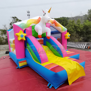 Castillo Hinchable Comercial de Unicornio con Tobogán, Combo de Brincolín y Casa de Rebote, Equipo de Juego - Product Image 3