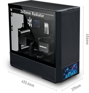 LianLi LANCOOL <span class=keywords><strong>207</strong></span> boîtier numérique <span class=keywords><strong>de</strong></span> M-ATX taille écran LCD 6 pouces Compatible ATX pré-installé quatre tours <span class=keywords><strong>de</strong></span> boîtiers d'<span class=keywords><strong>ordinateur</strong></span> <span class=keywords><strong>de</strong></span> jeu - Product Image 1