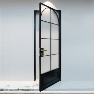 Porte à battants personnalisée <span class=keywords><strong>de</strong></span> luxe moderne rétro à double vitrage pour intérieur/extérieur, hôtel, villa, jardin, <span class=keywords><strong>salle</strong></span> <span class=keywords><strong>de</strong></span> <span class=keywords><strong>bain</strong></span>, entrée, hall - Product Image 1