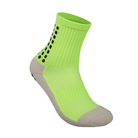 Chaussettes antidérapantes en coton avec logo personnalisé pour homme et femme, chaussettes de sport, ballon de football