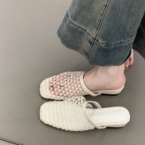 Zapatillas de malla para <span class=keywords><strong>Mujer</strong></span>, Zapatos planos de diseñador, sandalias informales para <span class=keywords><strong>Mujer</strong></span>, <span class=keywords><strong>chanclas</strong></span> de moda de verano 2025, <span class=keywords><strong>chanclas</strong></span> para caminar, nuevos Zapatos para <span class=keywords><strong>Mujer</strong></span> - Product Image 3