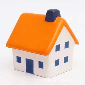 Regalos Promocionales con Logotipo Personalizado, Forma de Casa de Espuma de PU, Juguete Antiestrés con Forma de Casa Pequeña - Product Image 5