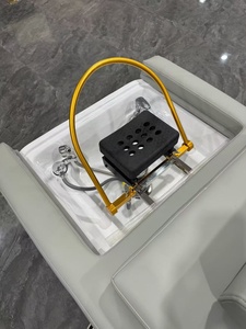 Cama de masaje eléctrica de lujo con reposacabezas integrado y baño de pies, adecuada para salones de belleza con circulación de agua - Product Image 5