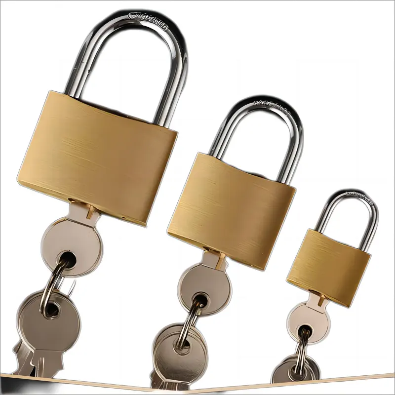 40MM Custom Lock Top Security High Safety Padlocks Keyed Alike Small Mini Cheap Brass Padlock